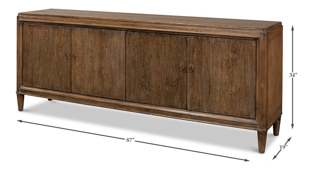 Sarreid Ltd - Deco Wall Sideboard in Brown - 52758 view 13