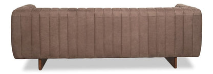 Sarreid Ltd - Denys Leather Sofa, Scotland Grey in Grey - 54244 view 7