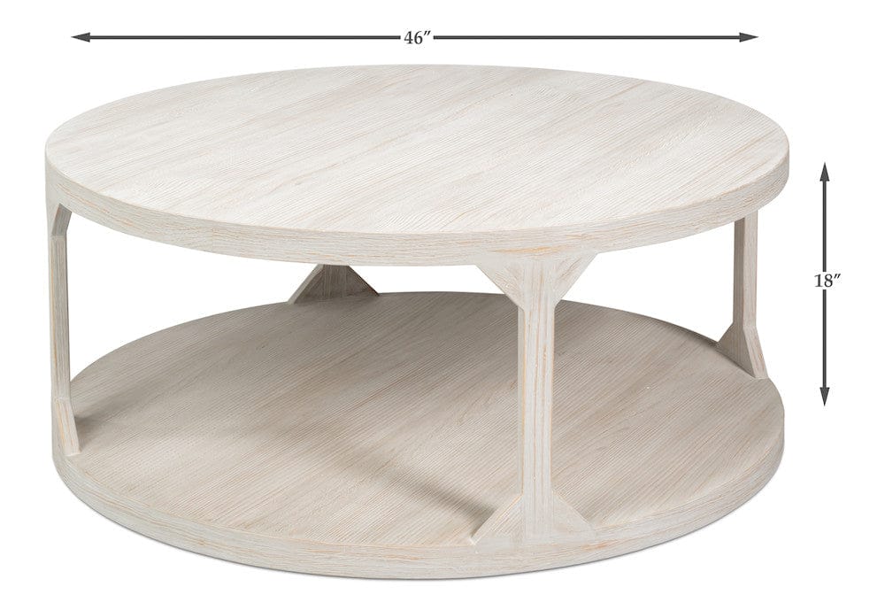 Sarreid Ltd - Devon Coffee Table in Grey - 54308 view 11