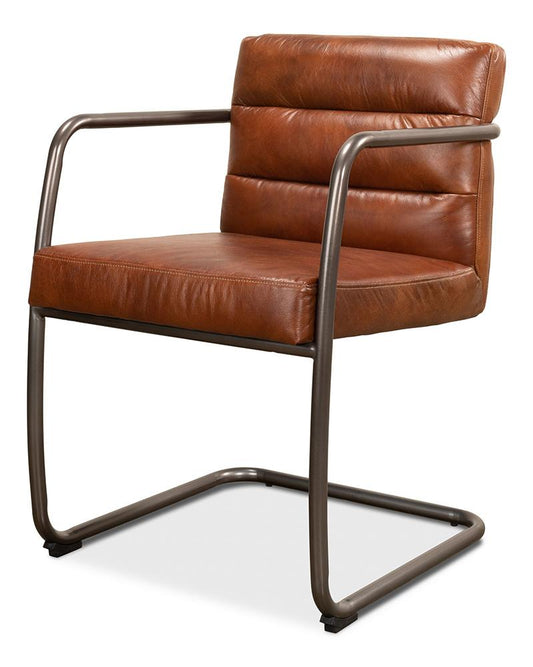 Sarreid Ltd - Directors Chair - Brown - 28893 veiw 1