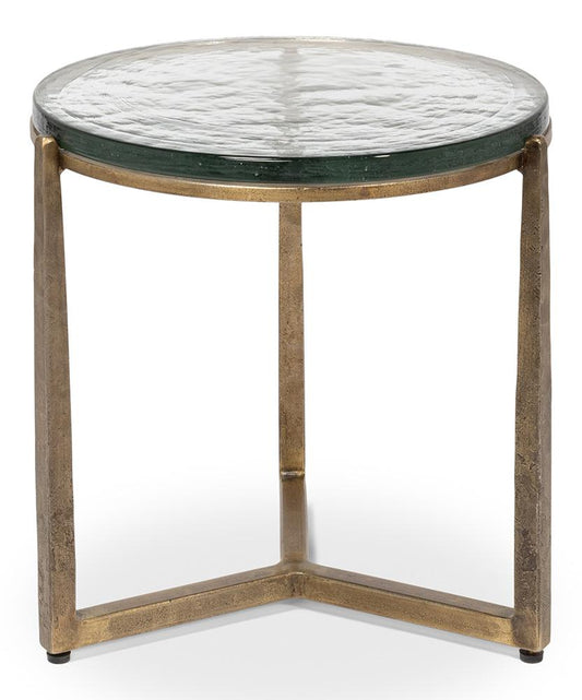 Sarreid Ltd - Dorsey Round Side Table - BRONZE - 53950 veiw 2