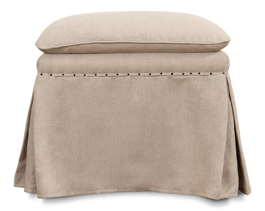 Sarreid Ltd - Draped Ottoman (Set of 2) - 27719 veiw 2