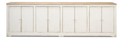 Sarreid Ltd - Eight Is Enough Sideboard,Whitewash in White - 40427-1 view 2