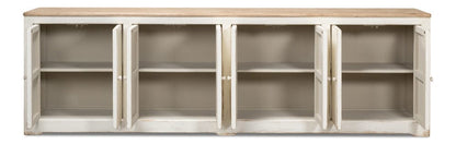 Sarreid Ltd - Eight Is Enough Sideboard,Whitewash in White - 40427-1 view 3