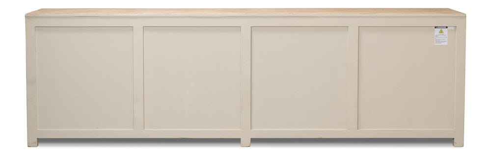 Sarreid Ltd - Eight Is Enough Sideboard,Whitewash in White - 40427-1 view 7