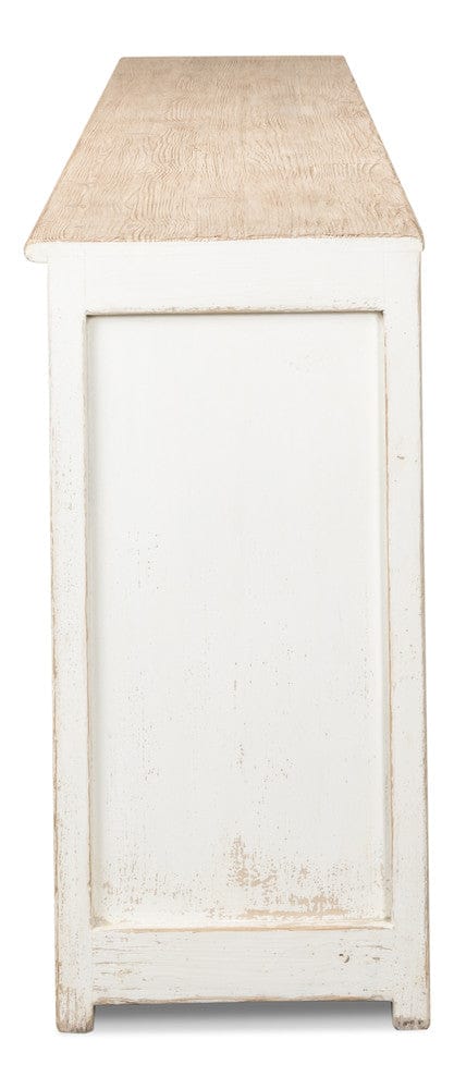 Sarreid Ltd - Eight Is Enough Sideboard,Whitewash in White - 40427-1 view 8