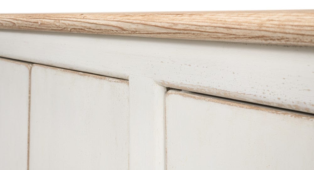 Sarreid Ltd - Eight Is Enough Sideboard,Whitewash in White - 40427-1 view 9