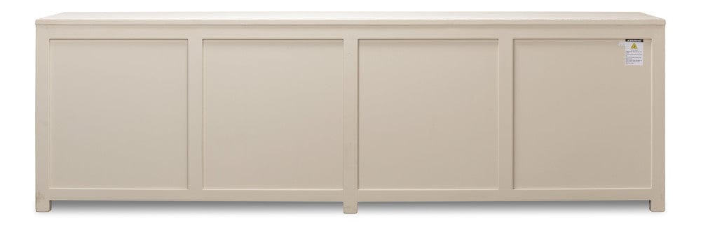 Sarreid Ltd - Eight Is Enough Sideboard, Whitewash in White - 53045 view 9