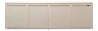 Sarreid Ltd - Eight Is Enough Sideboard, Whitewash in White - 53045 view 9