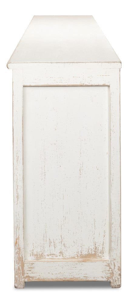 Sarreid Ltd - Eight Is Enough Sideboard, Whitewash in White - 53045 view 10