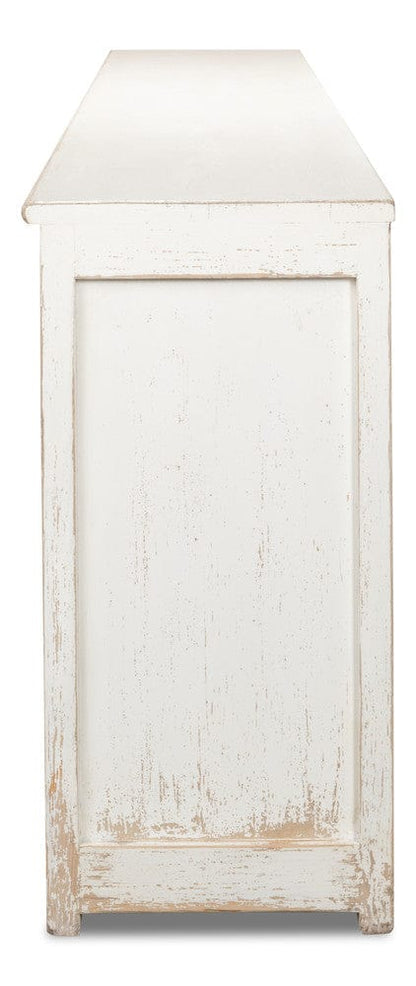Sarreid Ltd - Eight Is Enough Sideboard, Whitewash in White - 53045 view 10