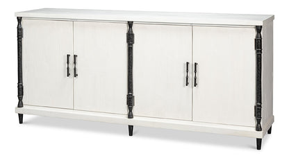 Sarreid Ltd - Elegance Credenza - White - 53760 veiw 1