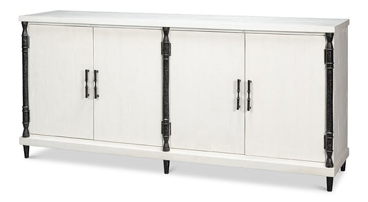 Sarreid Ltd - Elegance Credenza - White - 53760 veiw 1
