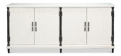 Sarreid Ltd - Elegance Credenza - White - 53760 veiw 2