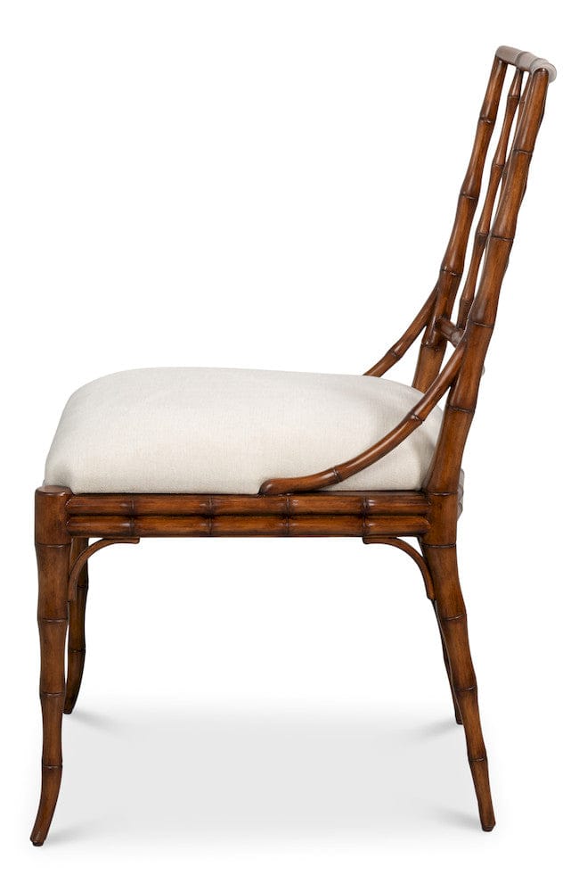 Sarreid Ltd - Elora Chair in White - 54320-PD view 3