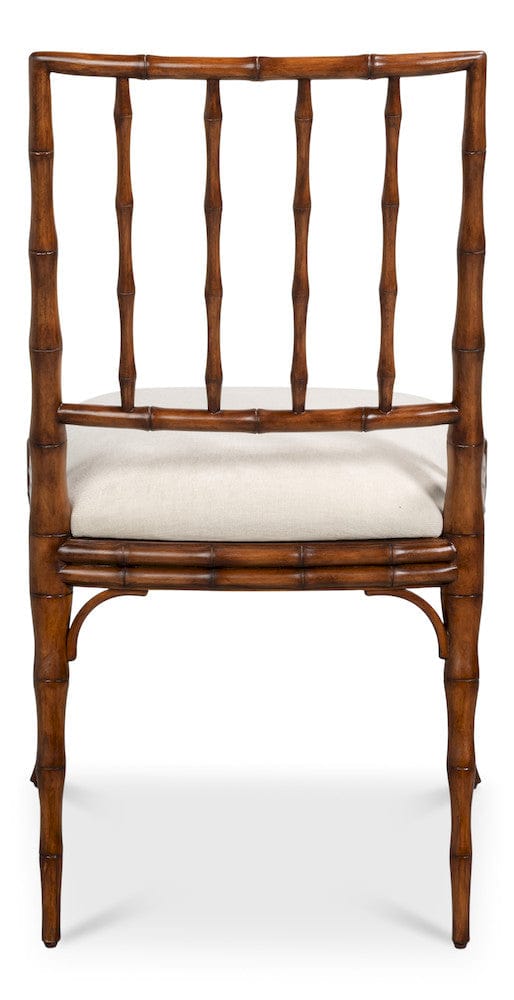 Sarreid Ltd - Elora Chair in White - 54320-PD view 4