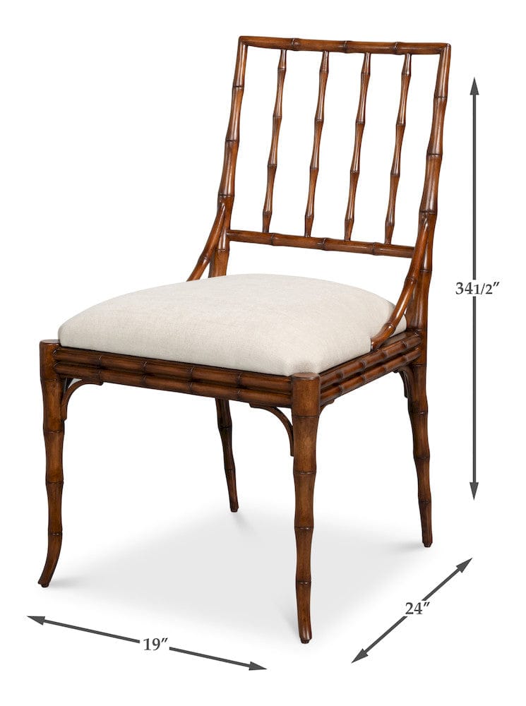 Sarreid Ltd - Elora Chair in White - 54320-PD view 13