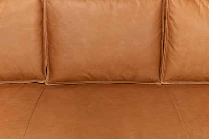 Sarreid Ltd - Esprit Leather Sofa in Brown - 53522 view 11
