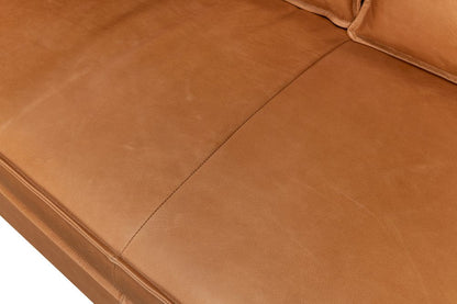 Sarreid Ltd - Esprit Leather Sofa in Brown - 53522 view 13