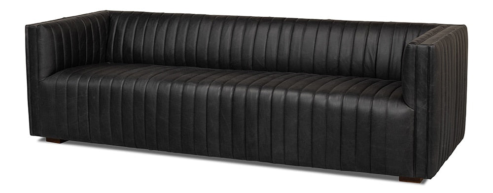 Sarreid Ltd - Everett Sofa - Black - 53795 veiw 1