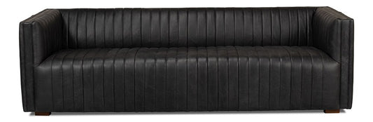 Sarreid Ltd - Everett Sofa - Black - 53795 veiw 2