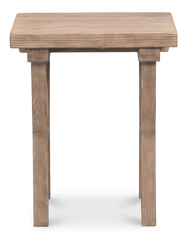 Sarreid Ltd - Farmhouse Side Table in Natural - 54307 view 2