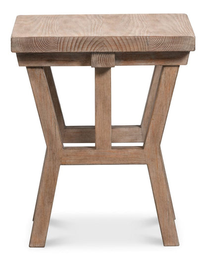 Sarreid Ltd - Farmhouse Side Table in Natural - 54307 view 3