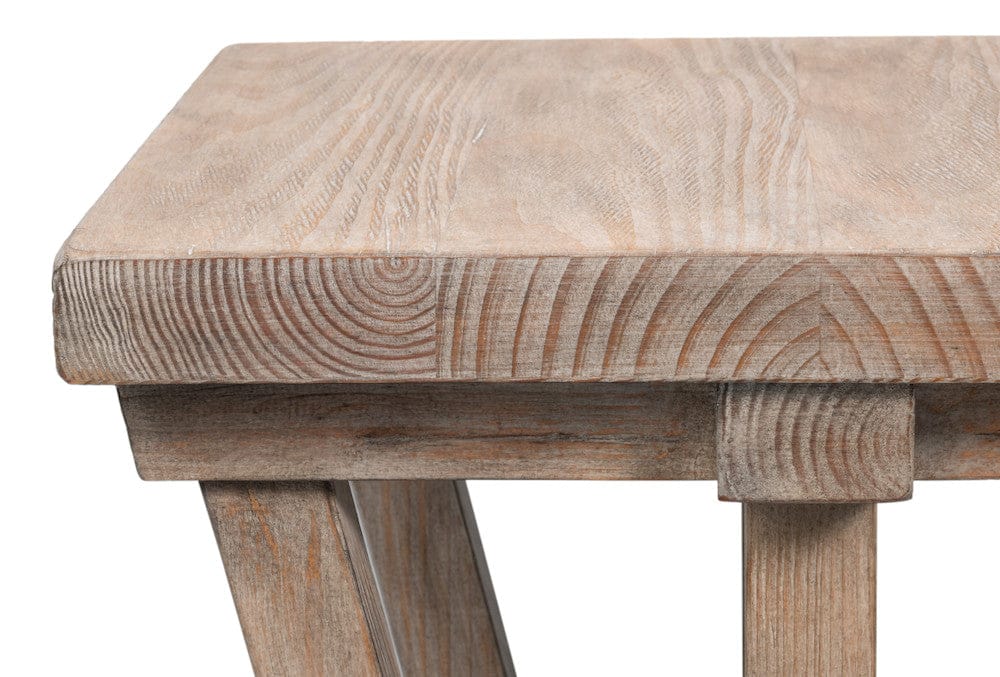 Sarreid Ltd - Farmhouse Side Table in Natural - 54307 view 6