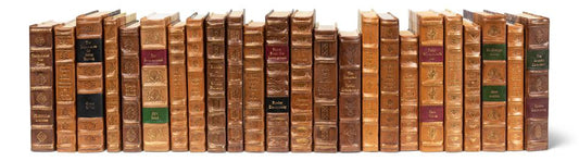 Sarreid Ltd - Faux Tan Leather Books, Set Of 24 - Brown - 25212 veiw 1