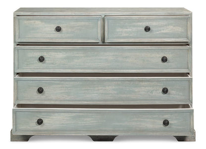 Sarreid Ltd - Frances Chest Of Drawer in Blue - 53997 view 3