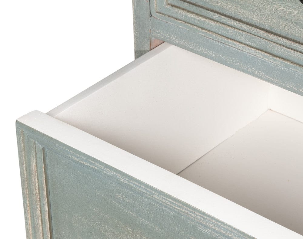 Sarreid Ltd - Frances Chest Of Drawer in Blue - 53997 view 9