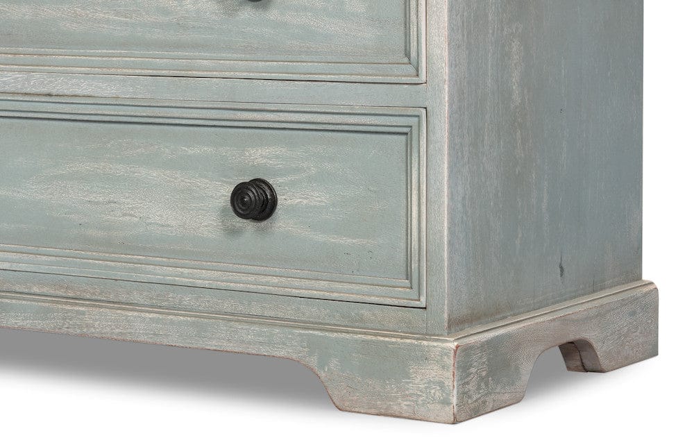 Sarreid Ltd - Frances Chest Of Drawer in Blue - 53997 view 10
