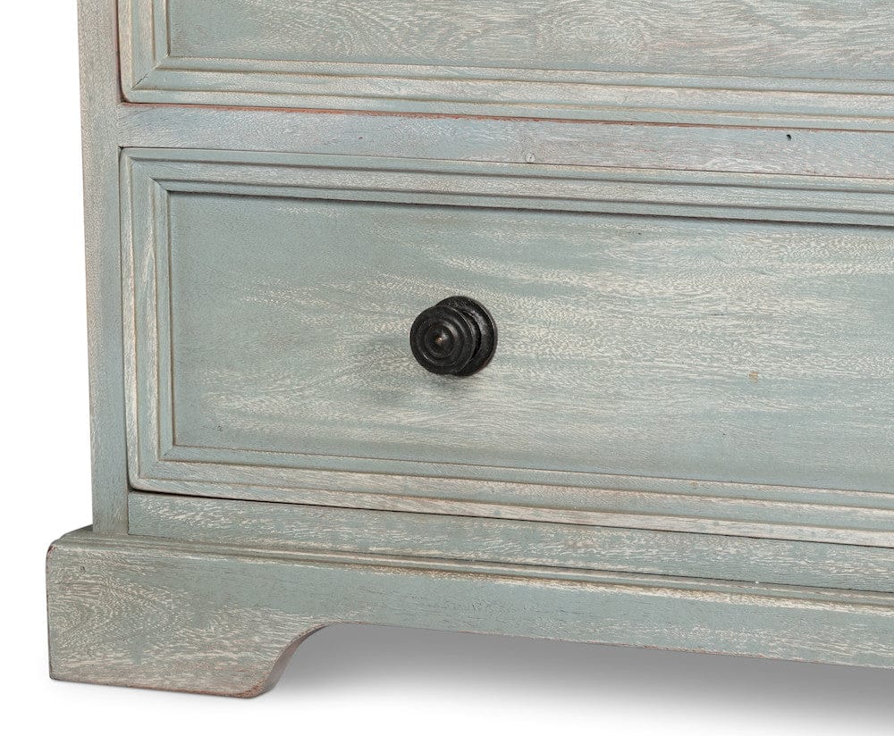 Sarreid Ltd - Frances Chest Of Drawer in Blue - 53997 view 11