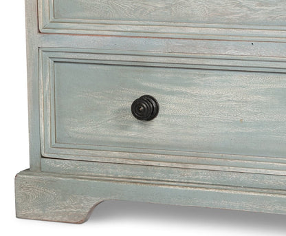 Sarreid Ltd - Frances Chest Of Drawer in Blue - 53997 view 11