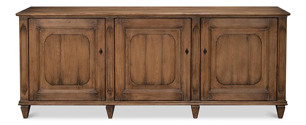Sarreid Ltd - French Country Sideboard, Old Pine Stain - 52756 veiw 2