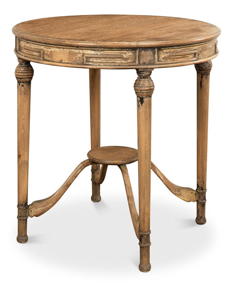 Sarreid Ltd - French Tea Table - Brown - 29697 veiw 1