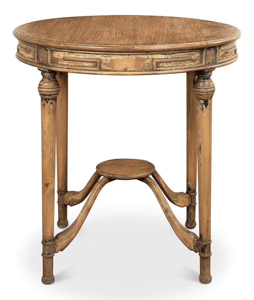 Sarreid Ltd - French Tea Table - Brown - 29697 veiw 2