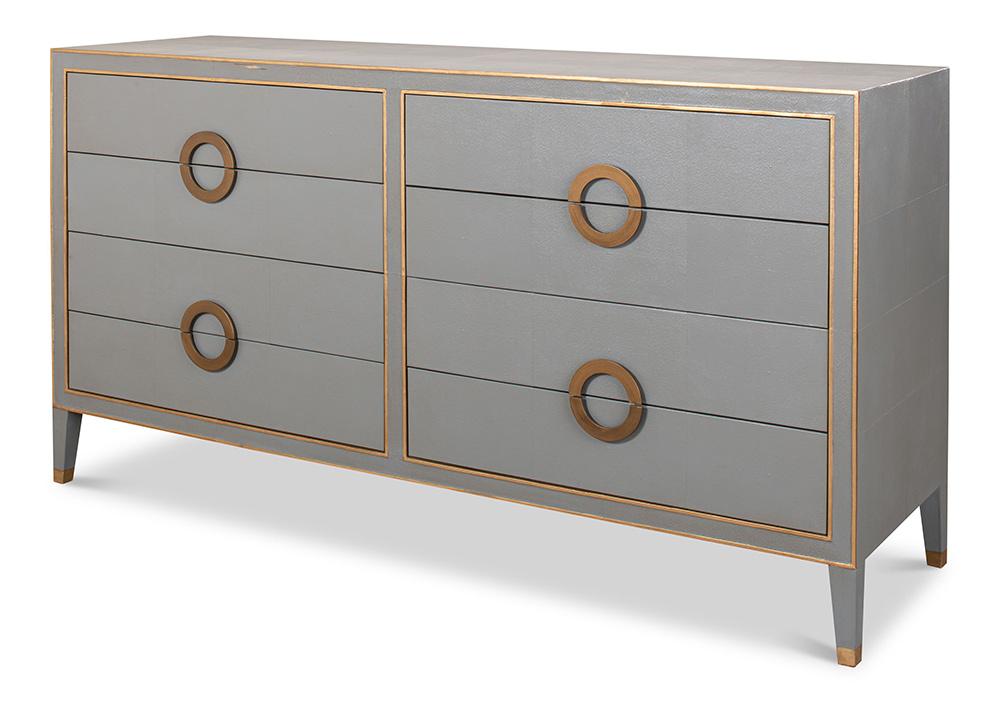 Sarreid Ltd - Gabriella Chest Of Drawers, Storm Grey - 53392 veiw 1