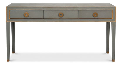Sarreid Ltd - Gabriella Console, Storm Grey - 53393 veiw 2