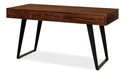 Sarreid Ltd - Genius Empire Desk - Brown - 53698 veiw 1
