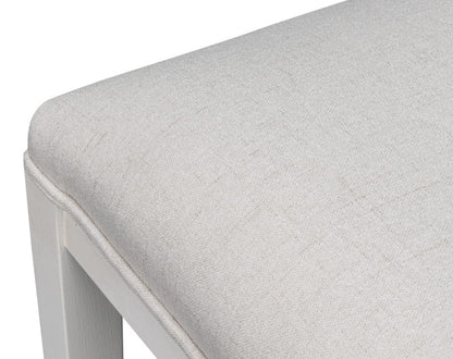 Sarreid Ltd - Goccia Side Chair, Cortina White, Crema in White - U165-79AS view 8
