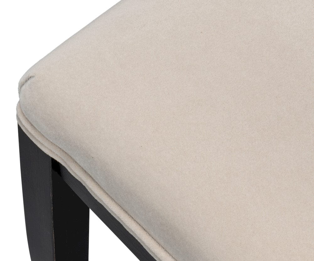 Sarreid Ltd - Goccia Side Chair, Nero, Banks Organza in Black - U165-03F11 view 6