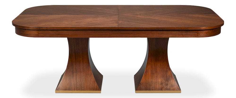 Sarreid Ltd - Gramercy Park Jupe Table in Brown - 54285-BW view 1