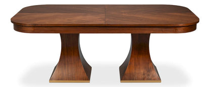 Sarreid Ltd - Gramercy Park Jupe Table in Brown - 54285-BW view 1