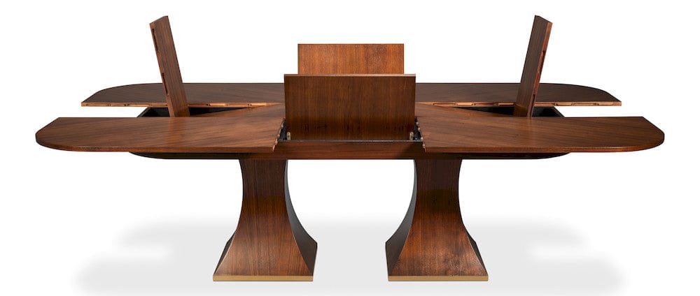 Sarreid Ltd - Gramercy Park Jupe Table in Brown - 54285-BW view 4