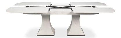 Sarreid Ltd - Gramercy Park Jupe Table in White - 54285-WW view 2