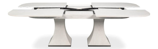 Sarreid Ltd - Gramercy Park Jupe Table in White - 54285-WW view 2