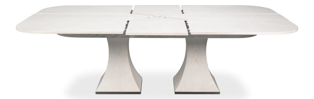 Sarreid Ltd - Gramercy Park Jupe Table in White - 54285-WW view 4