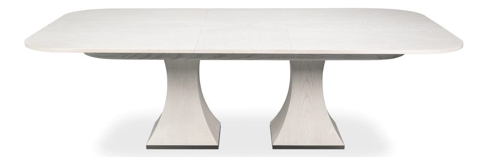Sarreid Ltd - Gramercy Park Jupe Table in White - 54285-WW view 5