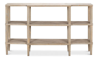 Sarreid Ltd - Grange Bungalow Console, Grey Thorne - 53309 veiw 2